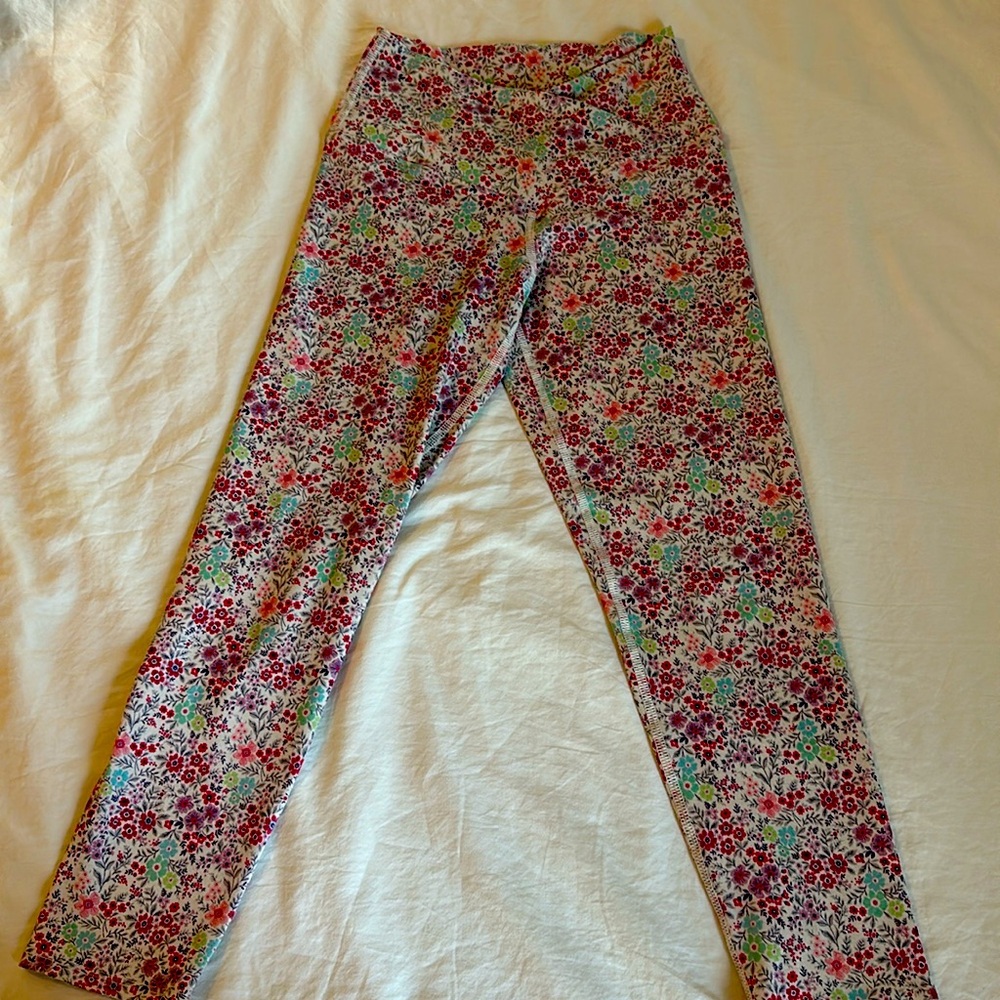 Floral leggings. Size small.